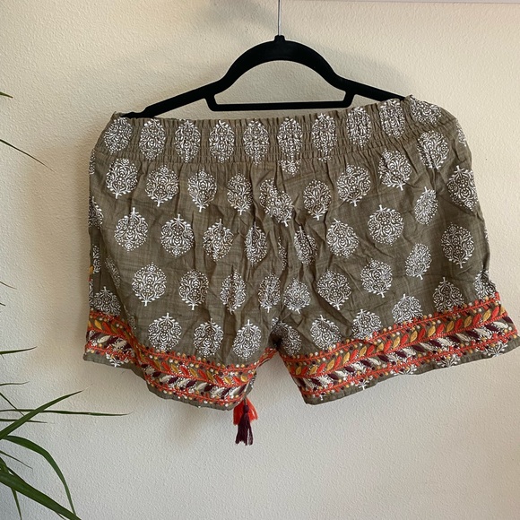 THML multicolored shorts/ swim cover up - Picture 2 of 3